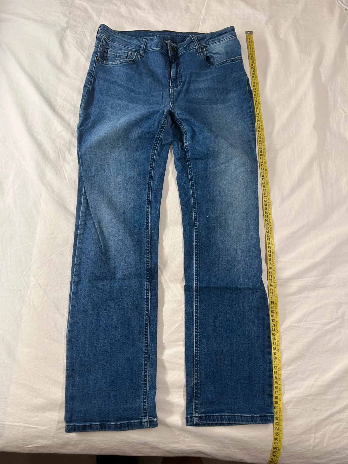 Jean évasé bleu marine vintage taille 42